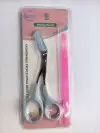 Stainless steel eyebrow trimming scissors with comb, eyebrow trimming scissors, detachable comb scissors, eyebrow trimming comb, plastic nail removal set details Picture